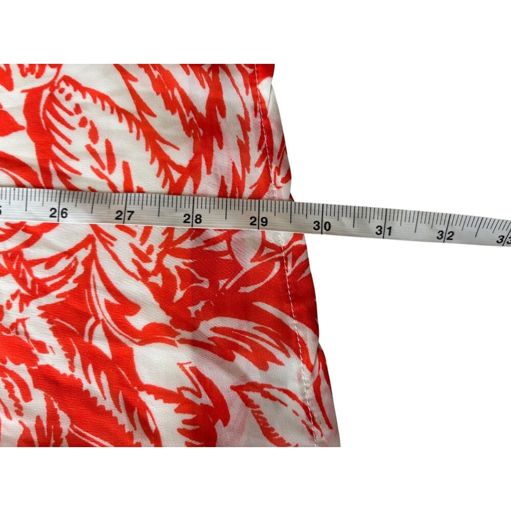 New Directions Women's Orange & White Tunic Top - Picture 6 of 6